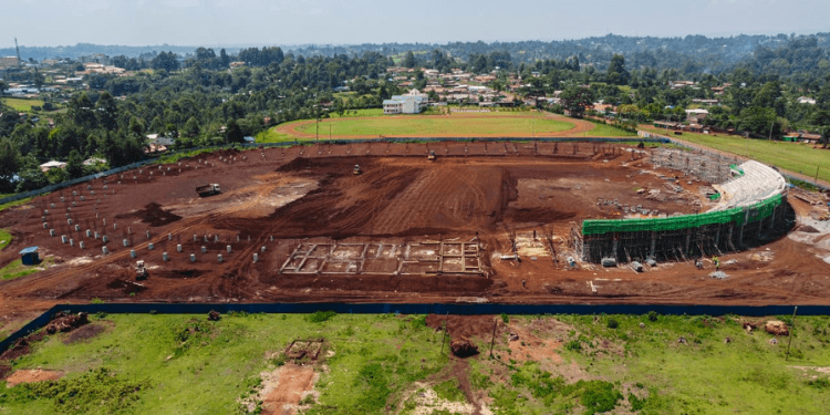 Photo Story: Kapsabet Stadium Takes Shape in the Source of Champions