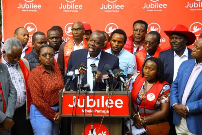 Stop blaming Uhuru for your failures, Jubilee tells UDA over threat to scrap benefits