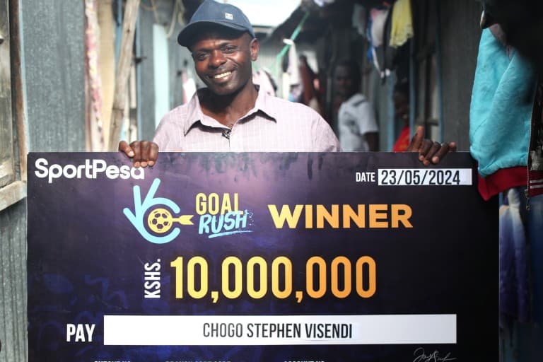 Man Chats All-Night After Winning Sh10M in SportPesa Free-to-Play Goal Rush Game