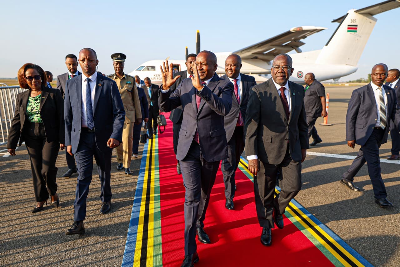 Kindiki arrives in Tanzania for Infra for Africa Forum