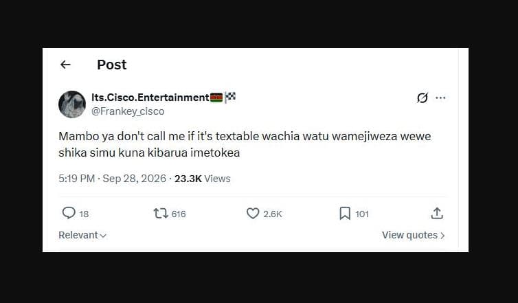 Hilarious Memes in Nairobi Today