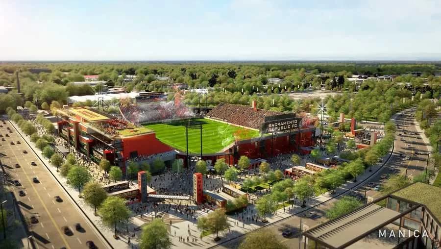 Sacramento Republic FC breaks ground for $321M Railyards Stadium