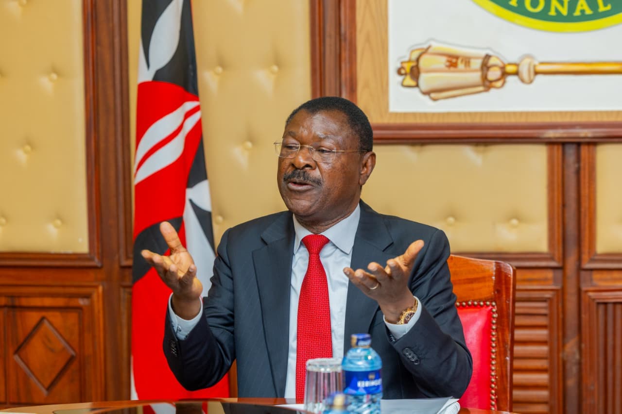 Tax polluters to finance Africa’s climate action, Wetang’ula urges