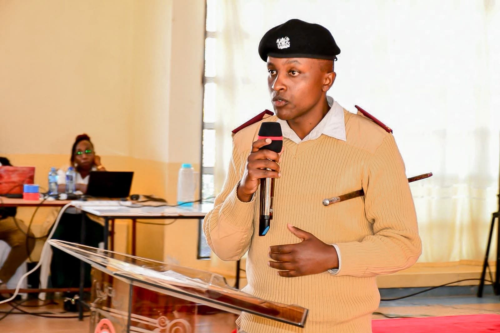 NGAO team challenged to boost TVET enrollment among youth