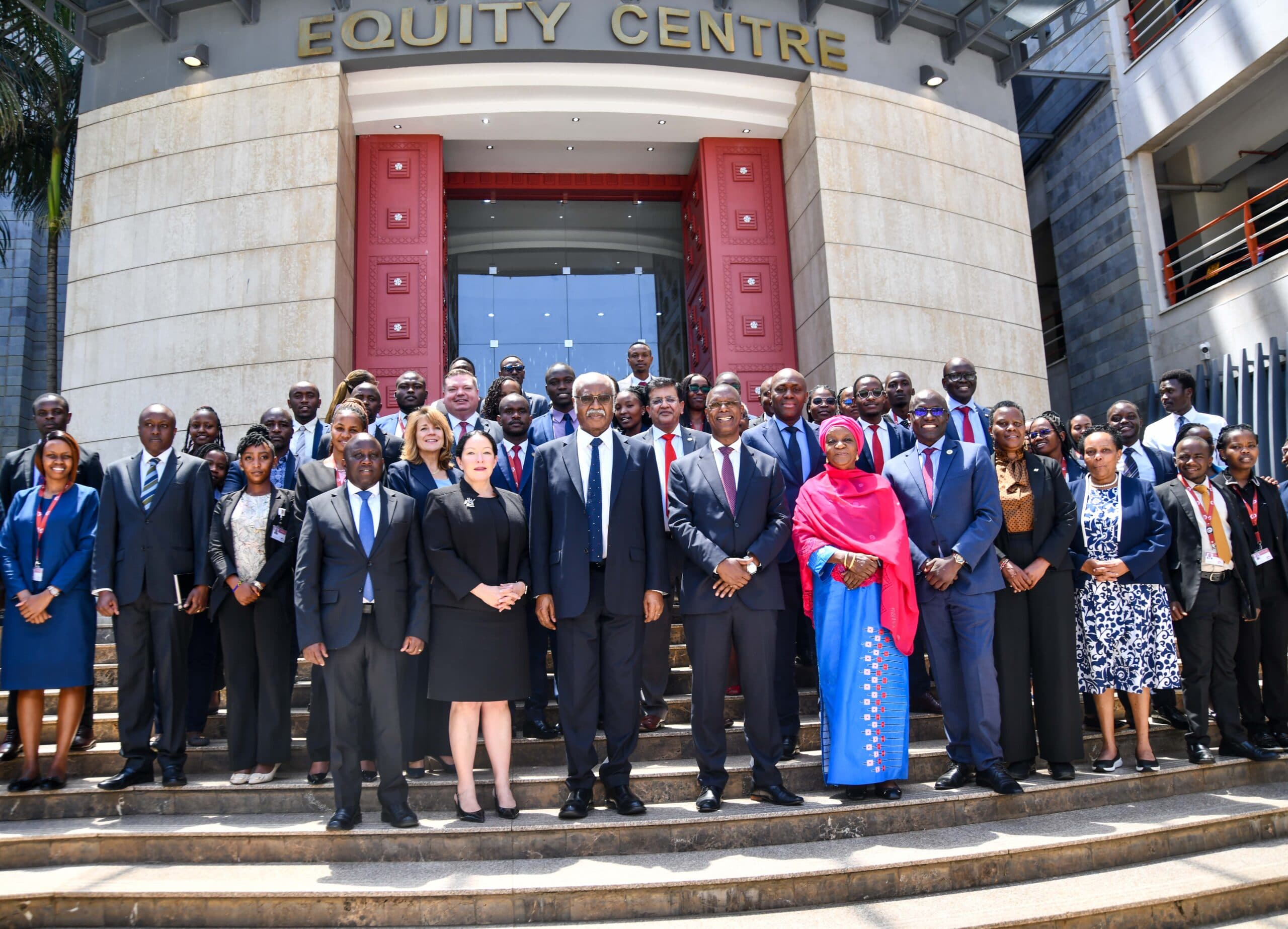 UN General Assembly president Philemon Yang visits Equity Bank for talks on youth & innovation