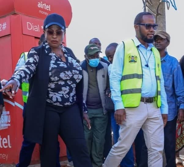 Wavinya unveils infrastructure projects during tour