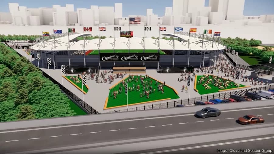 CSG Unveils Plans for $50M South Gateway Soccer Stadium in Downtown Cleveland
