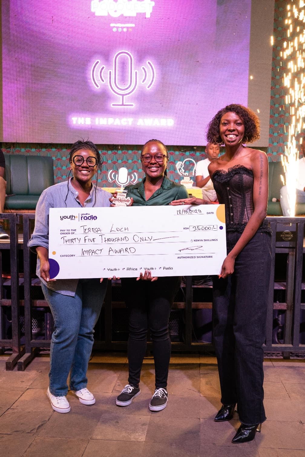 Youth+ Radio Awards 6 champions in Kenya’s first Podcasting Competition
