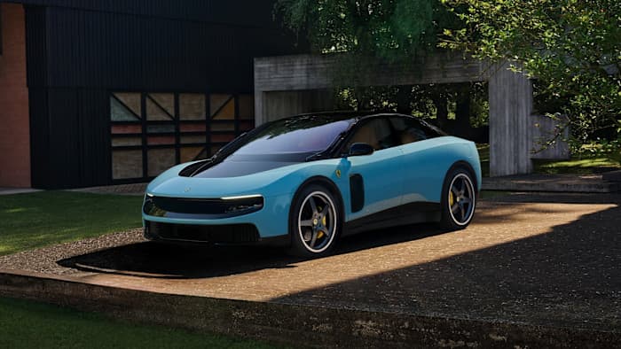 Ferrari unveils first fully electric car