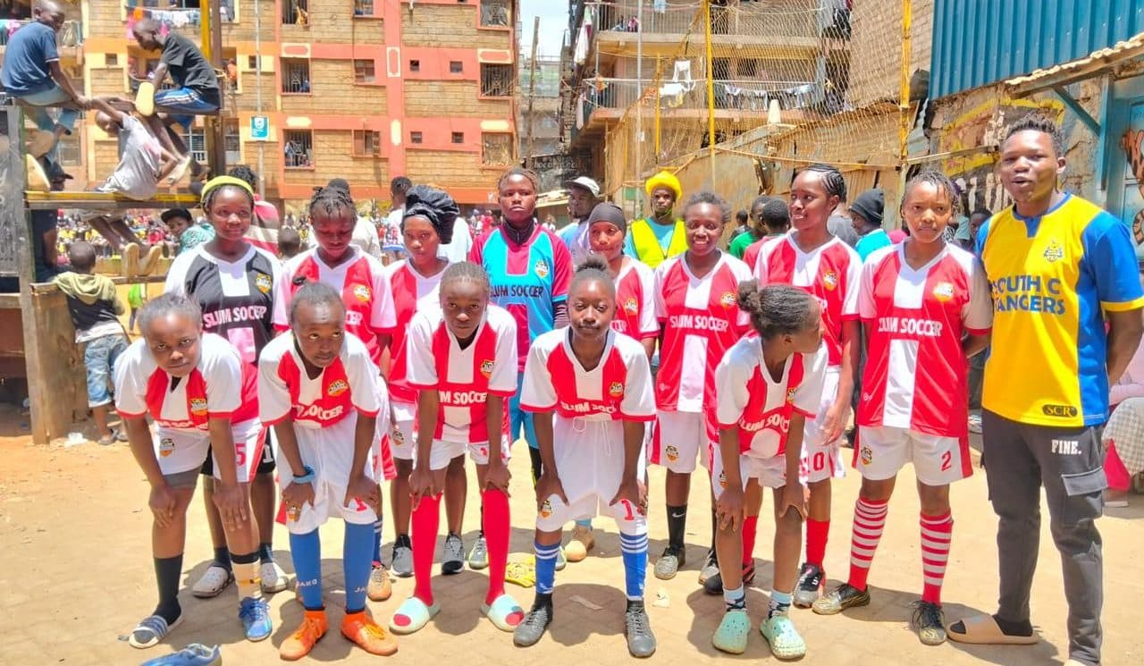 Slum Soccer Starlets receive kits from Obonyo Foundation
