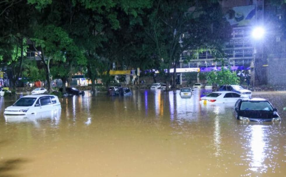 Nairobi Heavy Rains Warning: Met Department Flags Flood Risk as Storms Continue Until Monday Evening