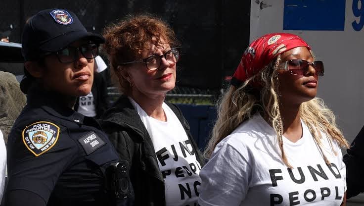 Hollywood stars arrested in anti-Netanyahu protest