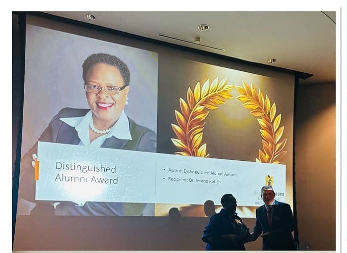 Dr Jerono Rotich wins 2024 Distinguished Alumni Award in NC