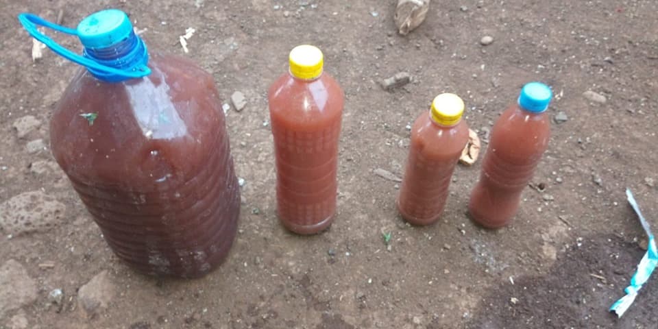 Loitoktok farmer growing multiple crops to organically control pests, diseases and weeds