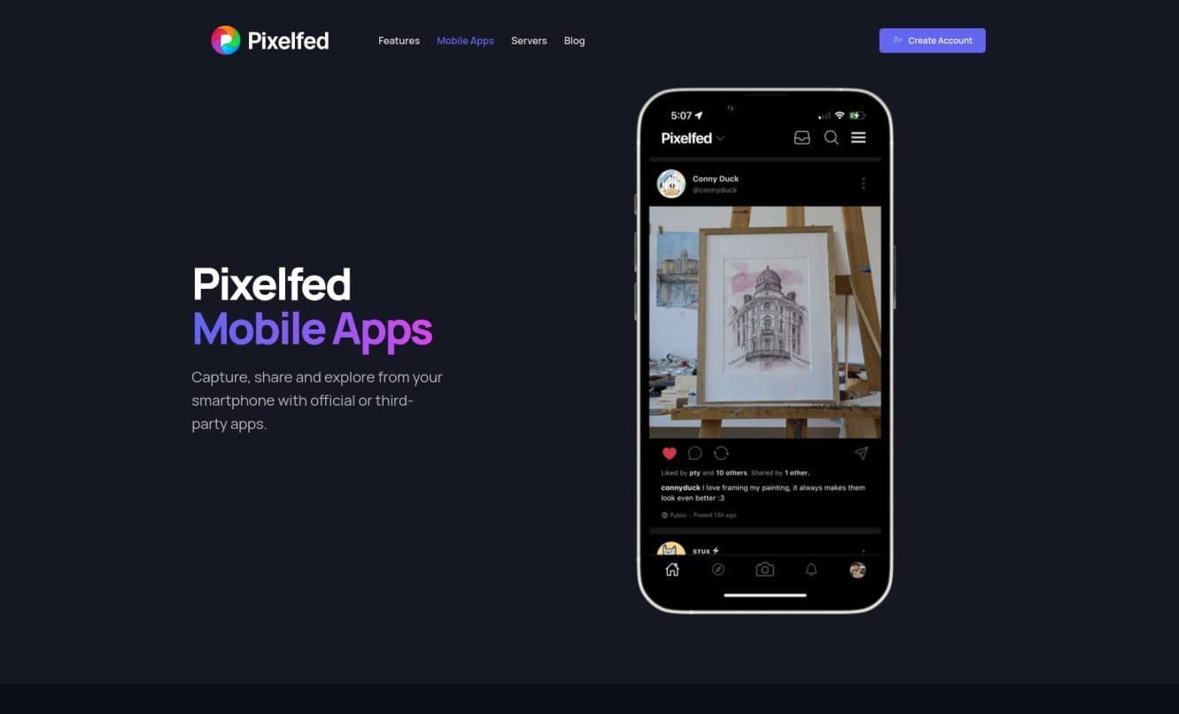 Instagram’s Rival Pixelfed Launches on Android and iOS