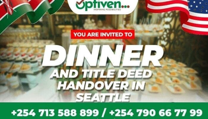 Dinner And Title Deed Handover in Seattle Washington