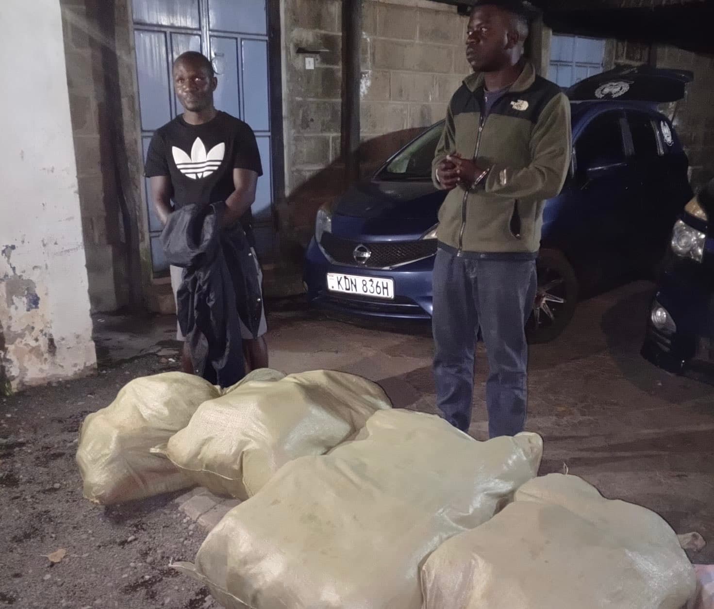 DCI nabs two suspects, recovers 110kg of cannabis valued at Ksh3.3 Million