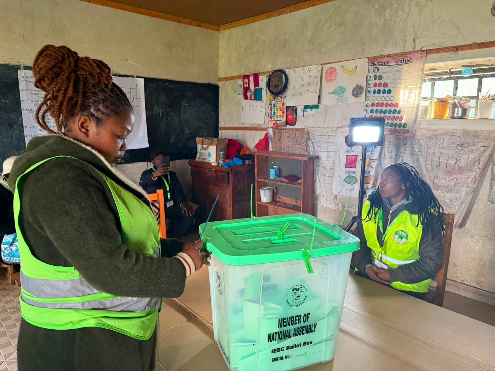 IEBC says Ol Kalou by-election voting concluded smoothly as counting begins