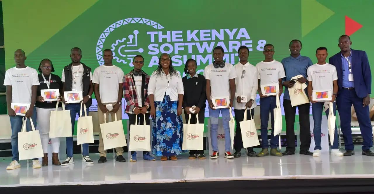 Youth Innovators from Siaya Shine at Kenya Software & AI Summit