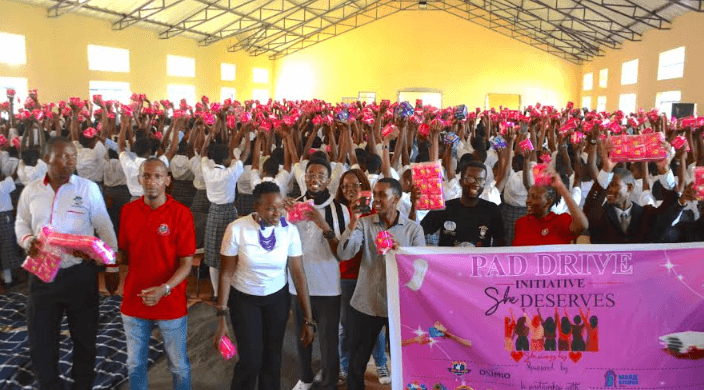 700 Kaharo Girls benefit from menstrual health programme