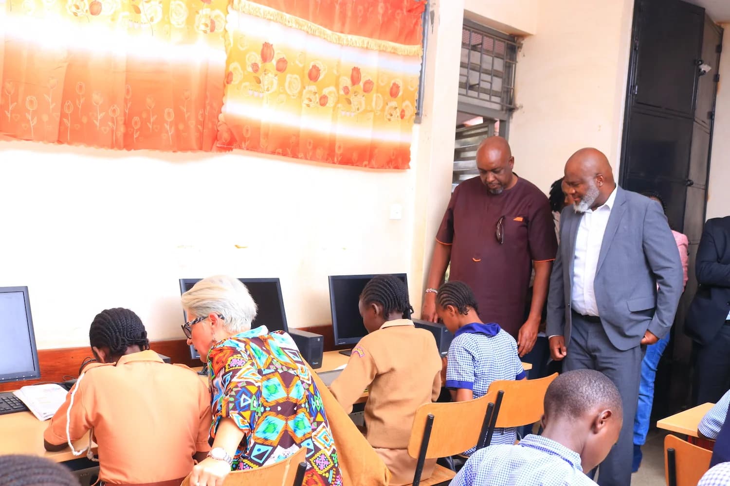 Kenyan School Children Riding the Digital Revolution in Class