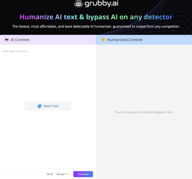 Grubby AI Review: Humanize AI with Ease