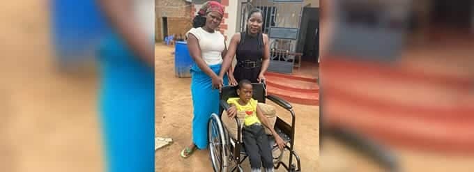 Mobility Dream Come True For 10 Year Old Baby Battling Cerebral Palsy