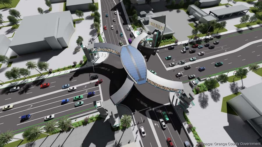 Orange County Advances Plans for Futuristic $35M I-Drive Pedestrian Bridge