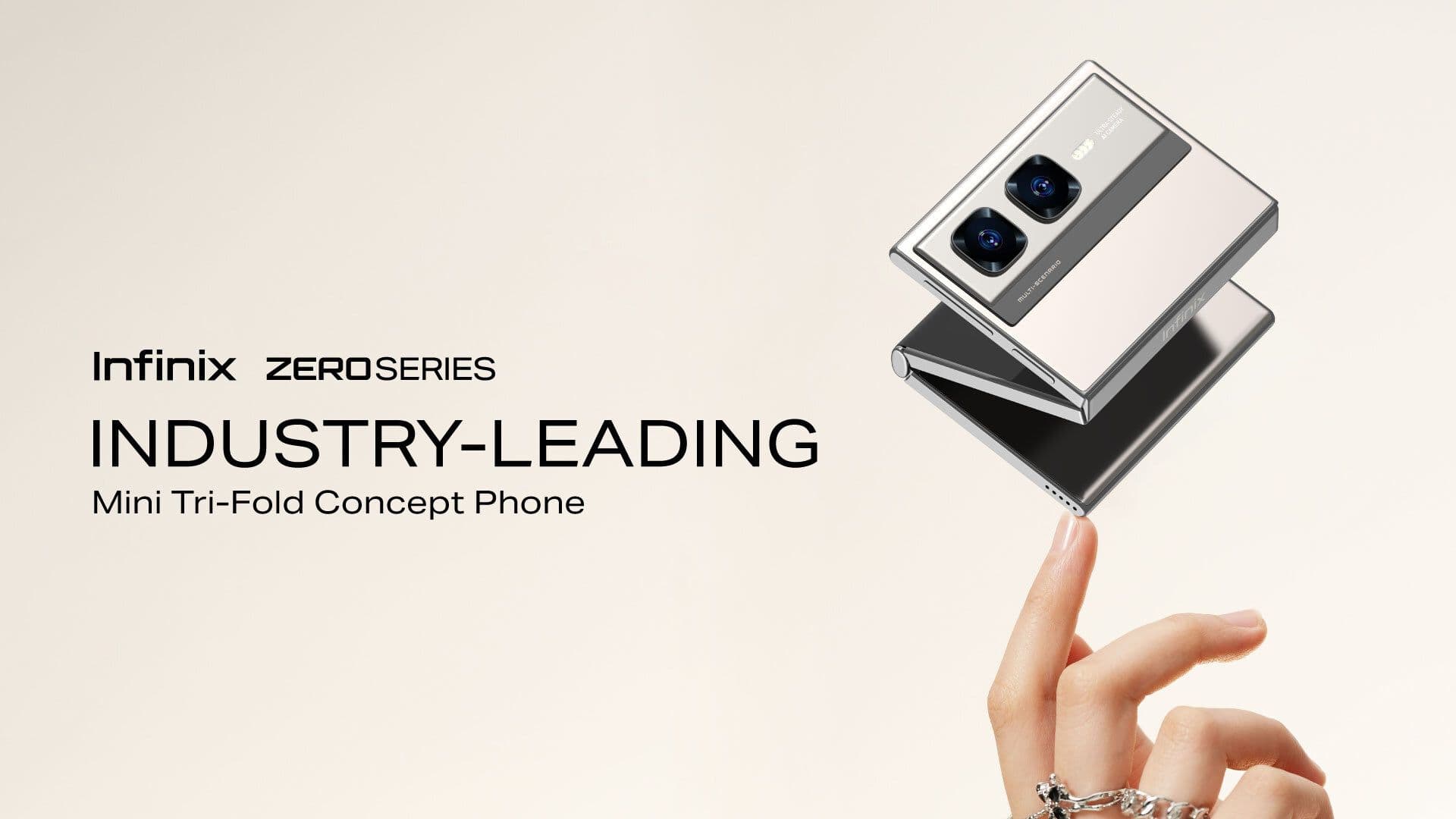 Infinix Just Unveiled a Triple-Folding Phone The Size of a Credit Card