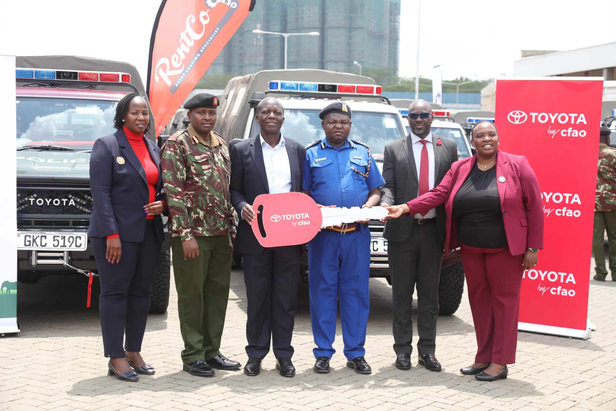 Toyota by CFAO Delivers First Batch of Land Cruisers to Kenya Police Under Leasing Plan