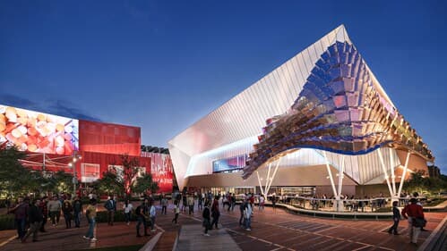 Populous-Designed 5,000-Seat Concert Hall Set to Open in 2027 at OCVIBE Entertainment District in Anaheim