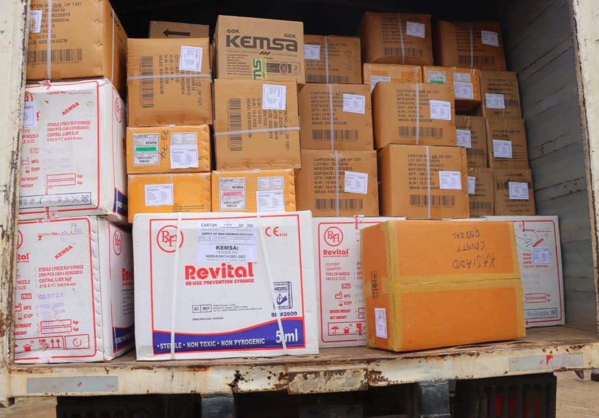 Kajiado flags off Sh. 50 million medical supplies to health facilities