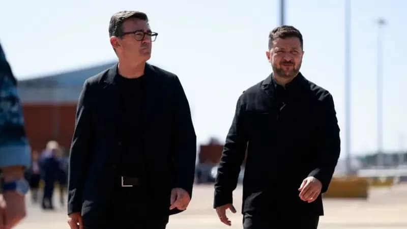 Burnham to meet Zelensky and hand long-range missile blueprints on first foreign trip as UK PM