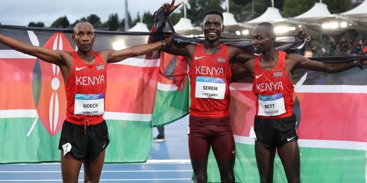 Team Kenya caps off track and field action with four medals on the final day at Scotstoun