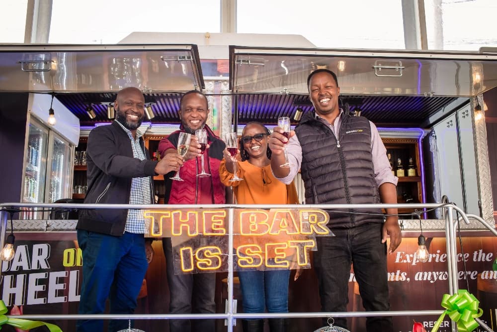 Outlook Index limited and EABL Launch ‘Bar on Wheels’: A revolutionary mobile hosting solution