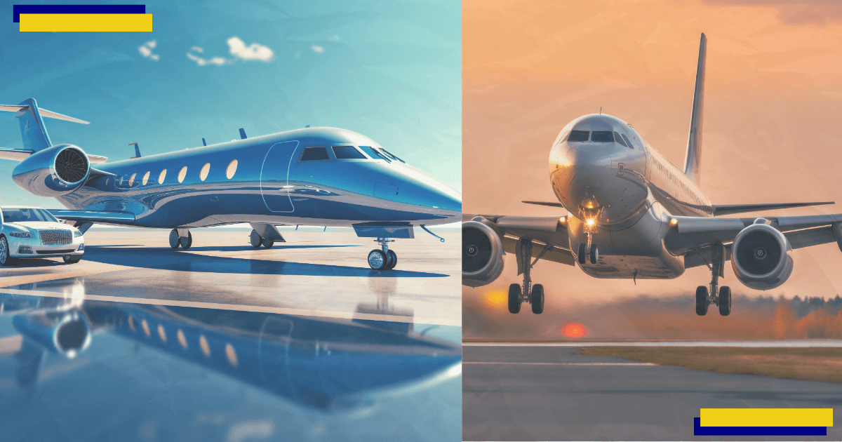 Why private jets fly higher than commercial planes