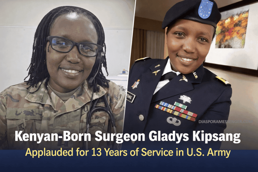Kenyan-Born Surgeon Gladys Kipsang’s Journey in the US Army