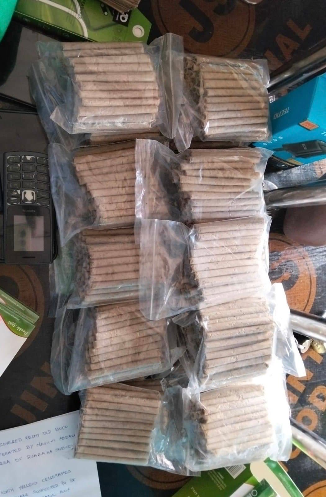 Detectives arrest two, seize narcotics at garage in Ruaka