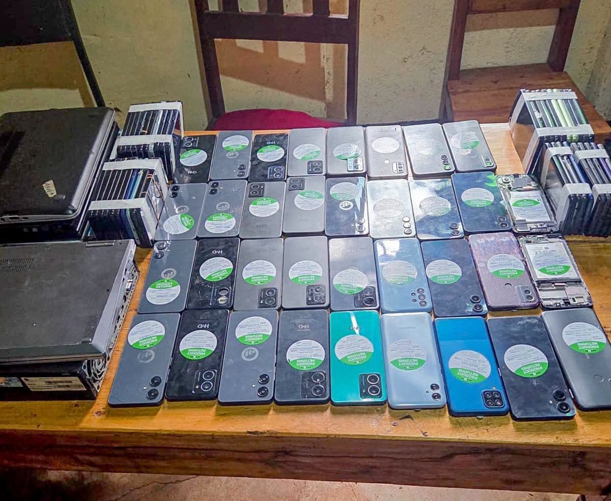 Two Arrested in Bungoma Over Suspected Stolen Phone and Hacking Syndicate