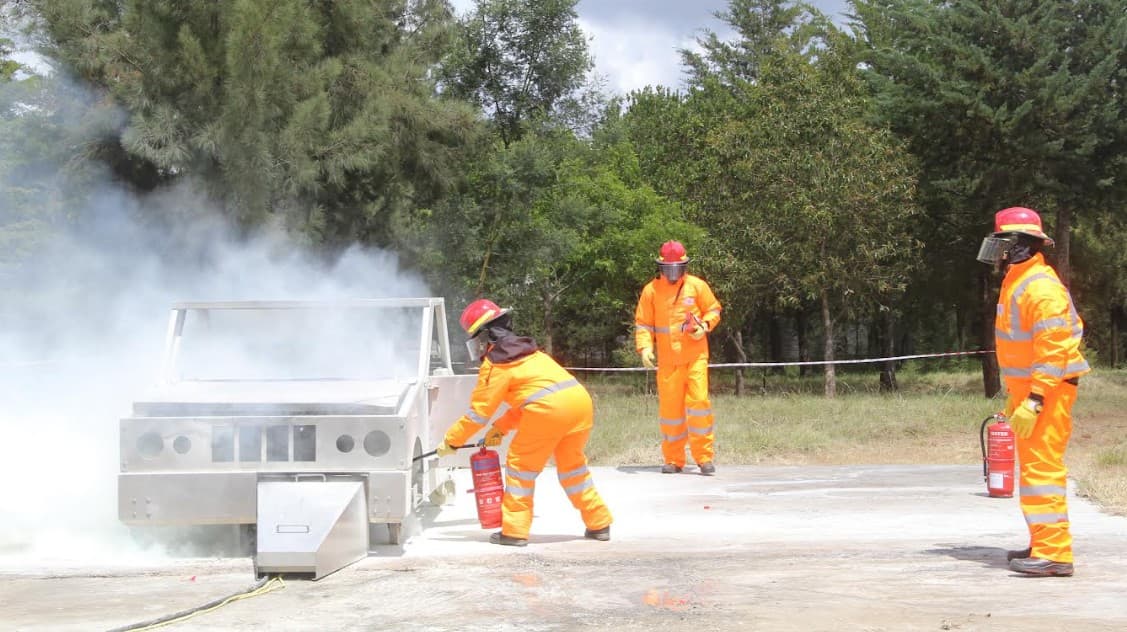 Companies showcase fire safety skills in Eldoret