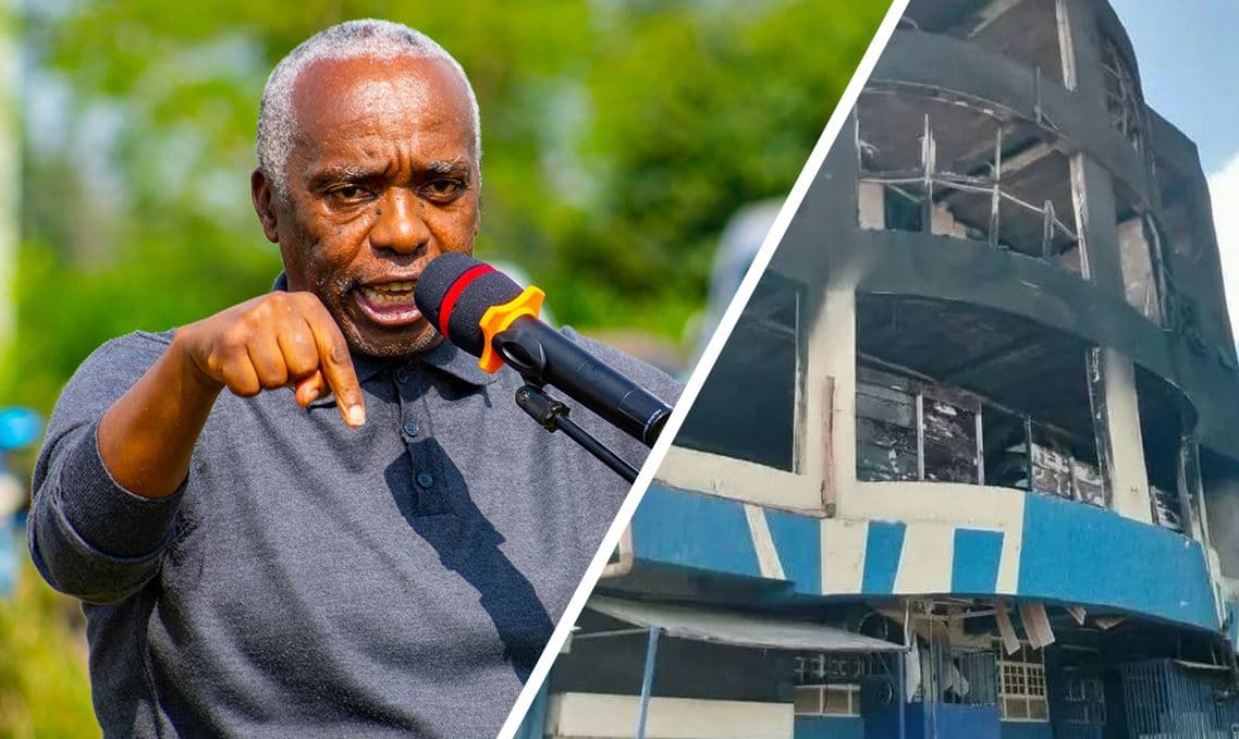 Fool Me Once: Nyeri MP Barricades Himself Inside His Own Supermarket To Save it From Looters