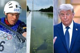 Former Olympian denies vandalising Washington Reflecting Pool after arrest