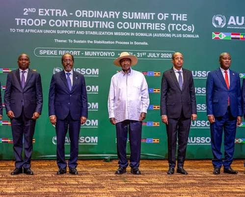 African leaders push to extend threatened AU mission to Somalia