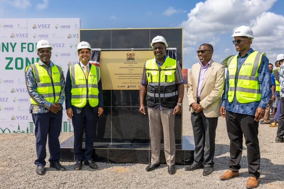 President Ruto officially launches Ksh. 14B industrial hub, Vipingo SEZ