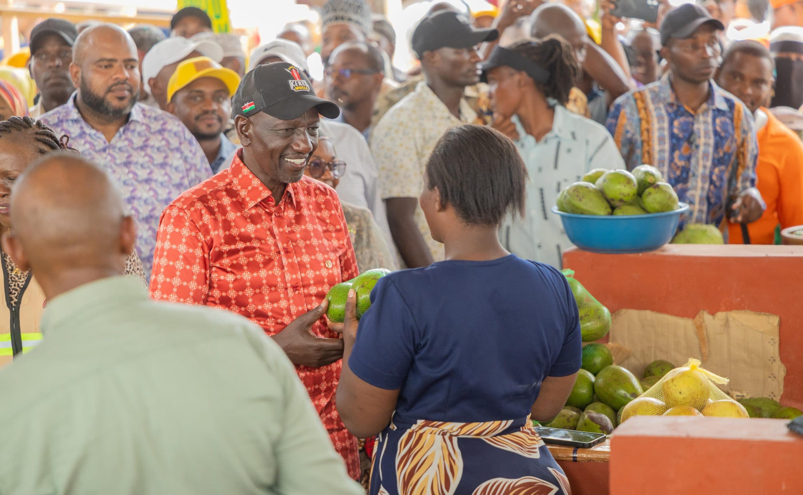 Ruto commissions Diani modern market in Kwale