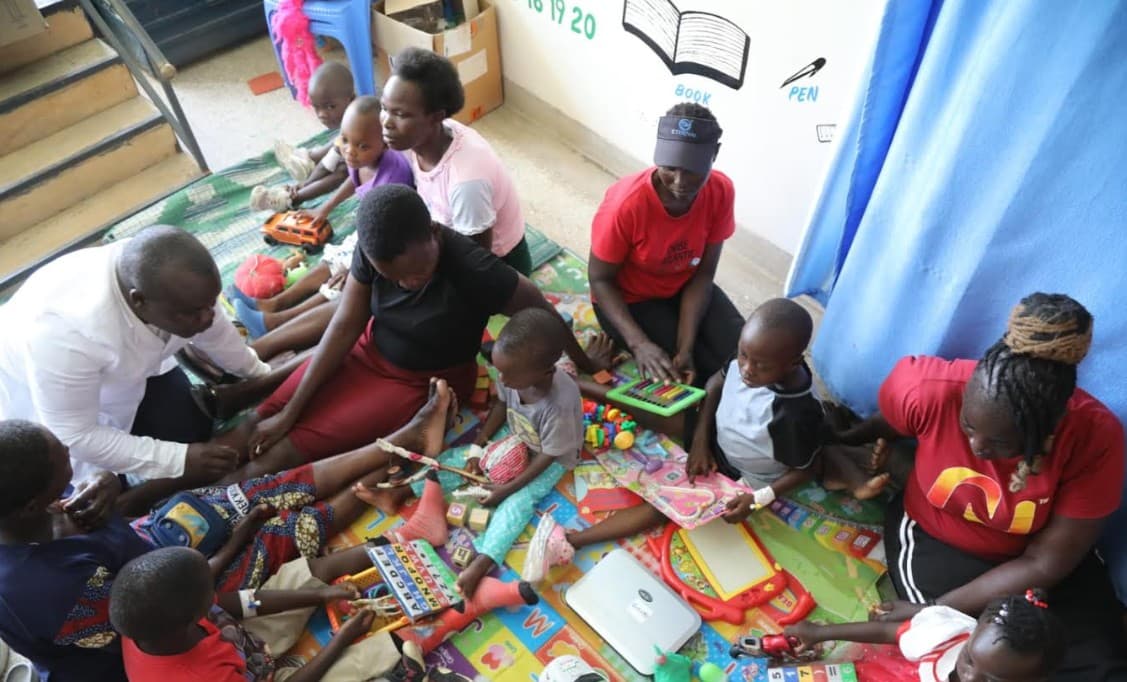Children’s recovery playground transforms Homa Bay hospital