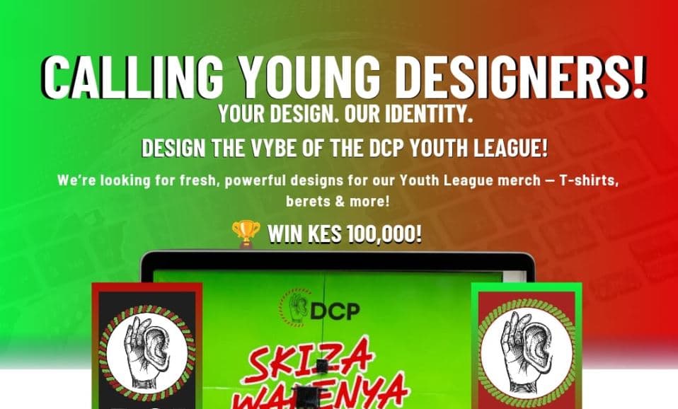 DCP Launches Ksh100K Design Contest for Kenyan Youth to Shape Party Identity