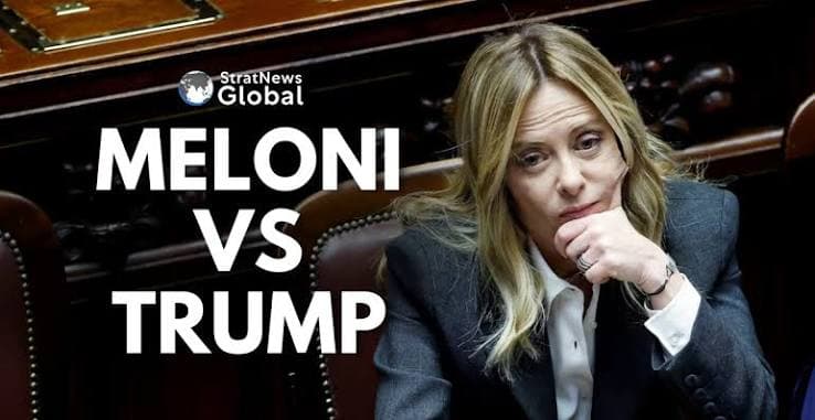 Trump hits out at Italy’s Meloni after pushback on G7 photo claim