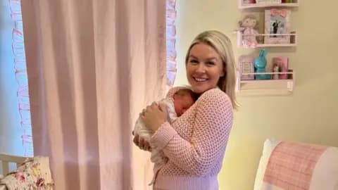 White House Press Secretary Karoline Leavitt announces birth of baby girl