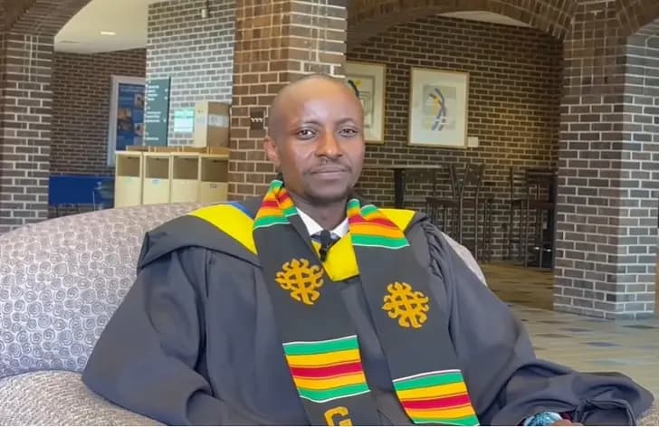 Kenyan Chris Waweru Remarkable Graduation At GVSU, USA